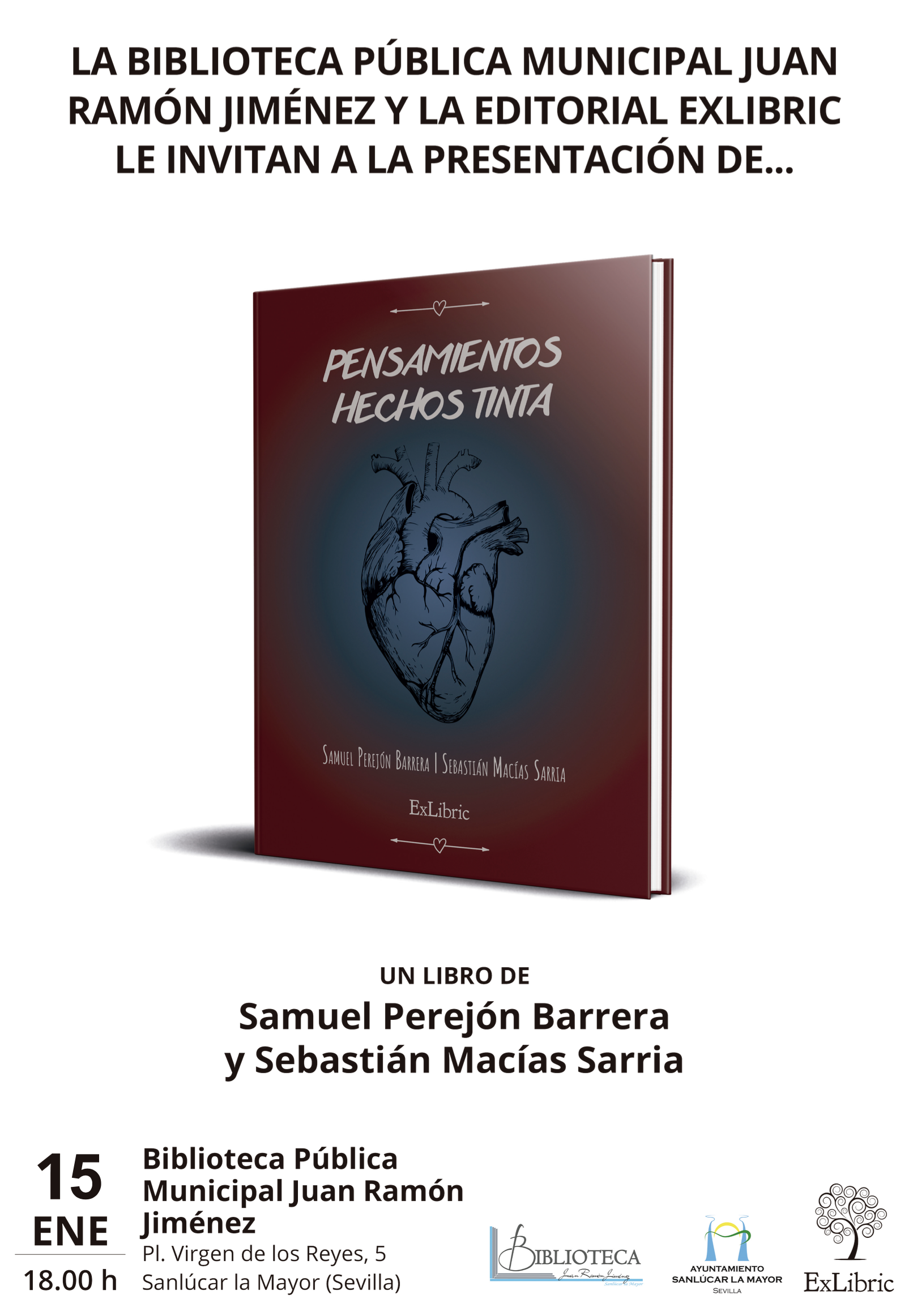 La Biblioteca Juan Ramón Jiménez acoge la presentación de «Pensamientos hechos tinta»